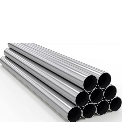 Parlak Yüzey Kaynaklı Paslanmaz Çelik Boru SS201 202 321 Yuvarlak Boru 400 # 600grit